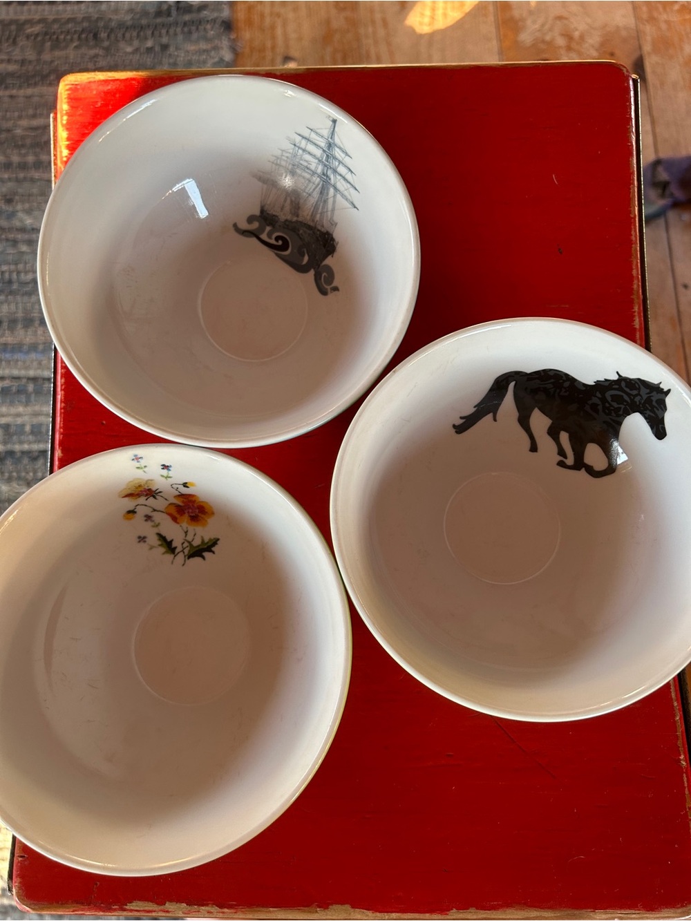Set of 3 Ceramic Cereal Bowls